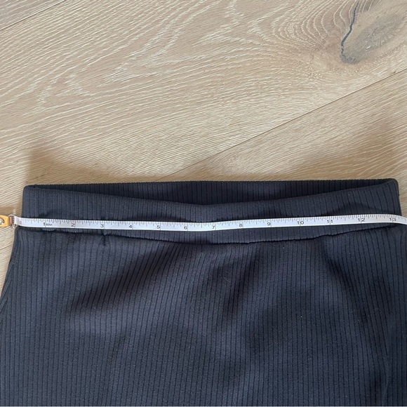 High Waisted Rib Knit Maxi Skirt - Picture 3 of 6